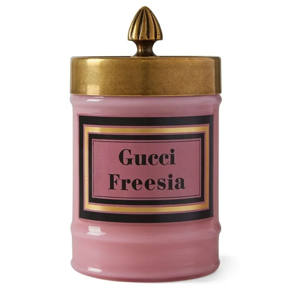 Brand new with box Gucci  Freesia Pink Candle